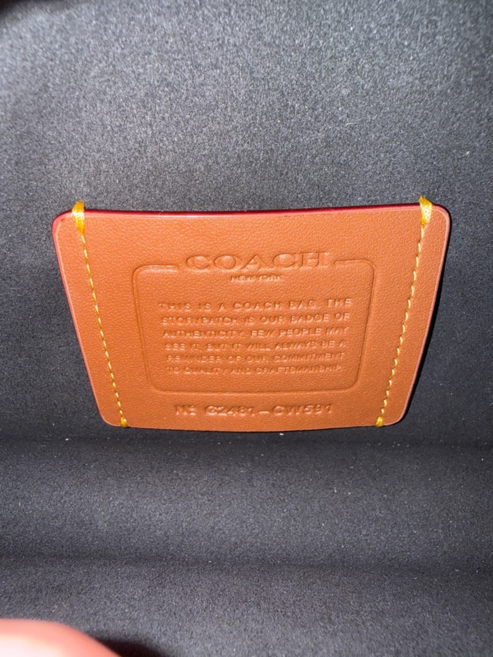 NWT Coach Crystal Tabby 28 - Picture 4 of 11